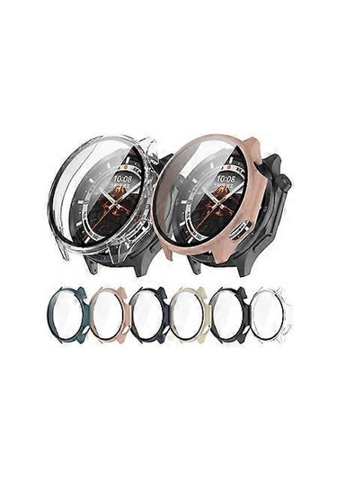 Watch 3 İçin Ekran Koruyucu Filmli Saat Koruyucu Kılıf Ve Çizilmeye Dayanıklı Şeffaf Saat Kılıfı Ve Filmi