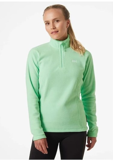 Helly Hansen Slope Fleece Kadın Yarım Fermuar Polar Yeşil Hh..15001.hha.419 001