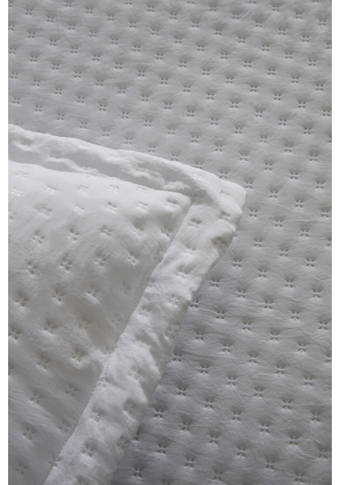 Karaca Home Breeze Soft Yatak Örtüsü Çift Kişilik Offwhite Beyaz