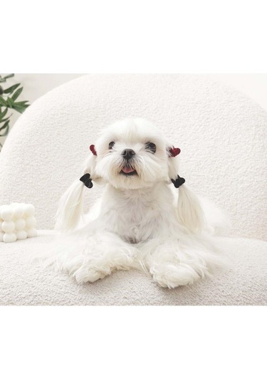 M-pets Glam Kalpli Kedi Ve Köpekler İçin Aksesuar Toka Kırmızı Siyah Mavi