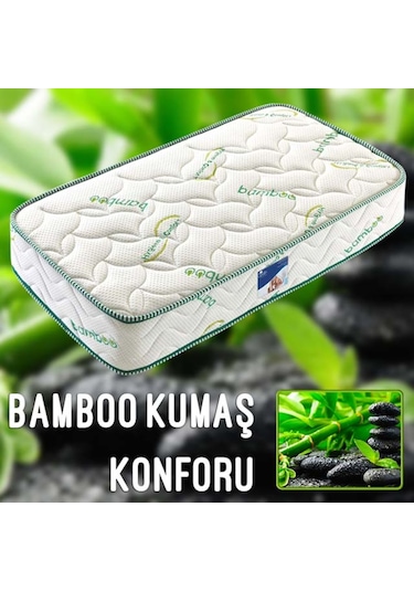 Babyhopeankara 90X180 Midilife Bamboo Tek Kişilik Ortopedik Yaylı Yatak
