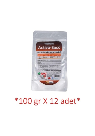 Vetasupra Active Sacc Iştah Açıcı-bağışıklık Düzenleyici Premiks 100 Gr X 12 Adet