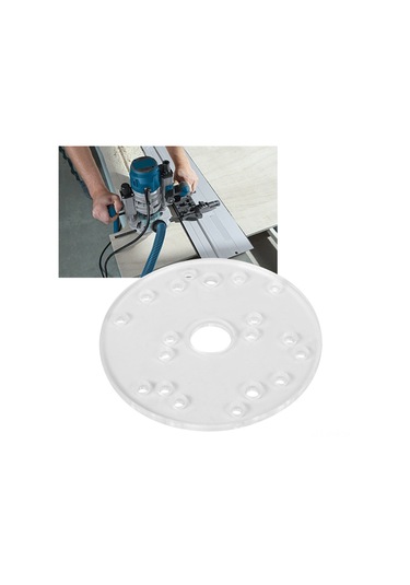 Symbee Ahşap İşleri İçin Router Tabanı Seti - Akrilik Cam, Bakır Merkezleme Pin Ve Vidalarla - Çeşitli Router Modellerine Uyumlu