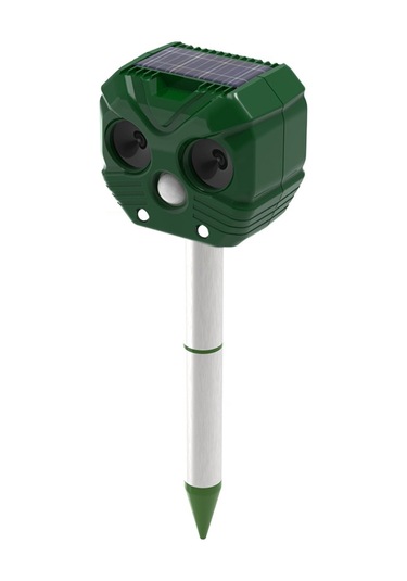 Vkemall Güneş Enerjili Ultrasonik Hayvan Kovucu, Led Işık Ve Kızılötesi Algılama İle Bahçe, Bahçe Ve Aile Güvenliğini Koru Yeşil