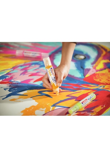 Edding 5400 3D Double Liner Akrilik Boyama Markörü 5-10 Mm Sarı Y