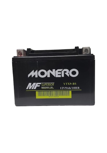 9ah 12v Monero Alçak Motosiklet Aküsü