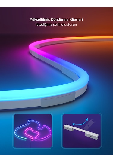 Govee Neon Led Şerit 2.nesil 3m -beyaz H61d3301