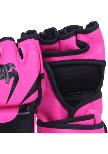 Suntek Mma Eldiven Müsabaka Dişli Su Geçirmez Boks Pembe Pembe