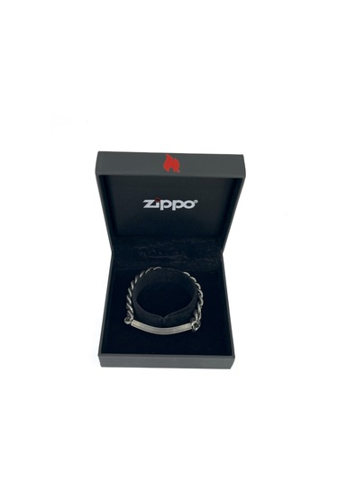 Zippo Antik Zincir Bileklik Antrasit