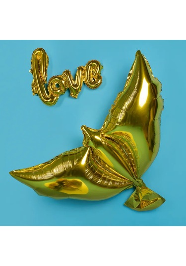 Eventbox Barış Güvercinleri Balon Seti 312597479 Altın Rengi