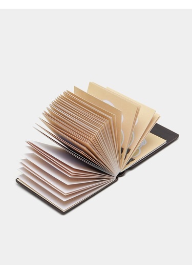 2'li Mini Kare Çikolata Figürlü Kokulu Not Defteri Zincirli Anahtarlık Kahverengi