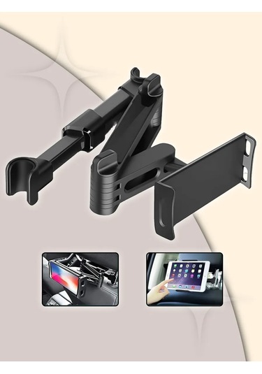 Gafeev Araba Başlığı İçin Tablet, Telefon Tutucu 253274947 Siyah