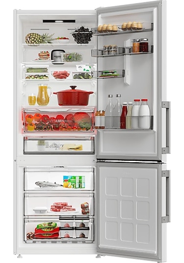 Grundig GPKND 490 490 L Duo-No Frost Alttan Donduruculu Buzdolabı Beyaz