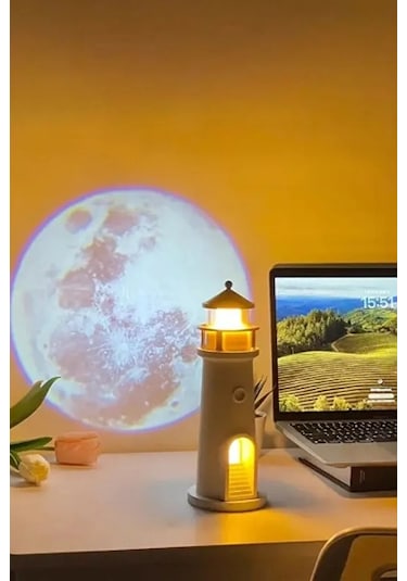 Büro Ev Ofis Hediyesi İçin Deniz Feneri Projektör Gece Lambası Diğer