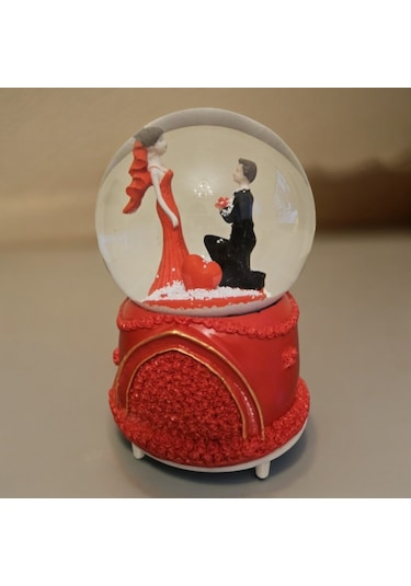 Evlilik Teklifi Müzikli Kar Küresi-cengizhan Unaler