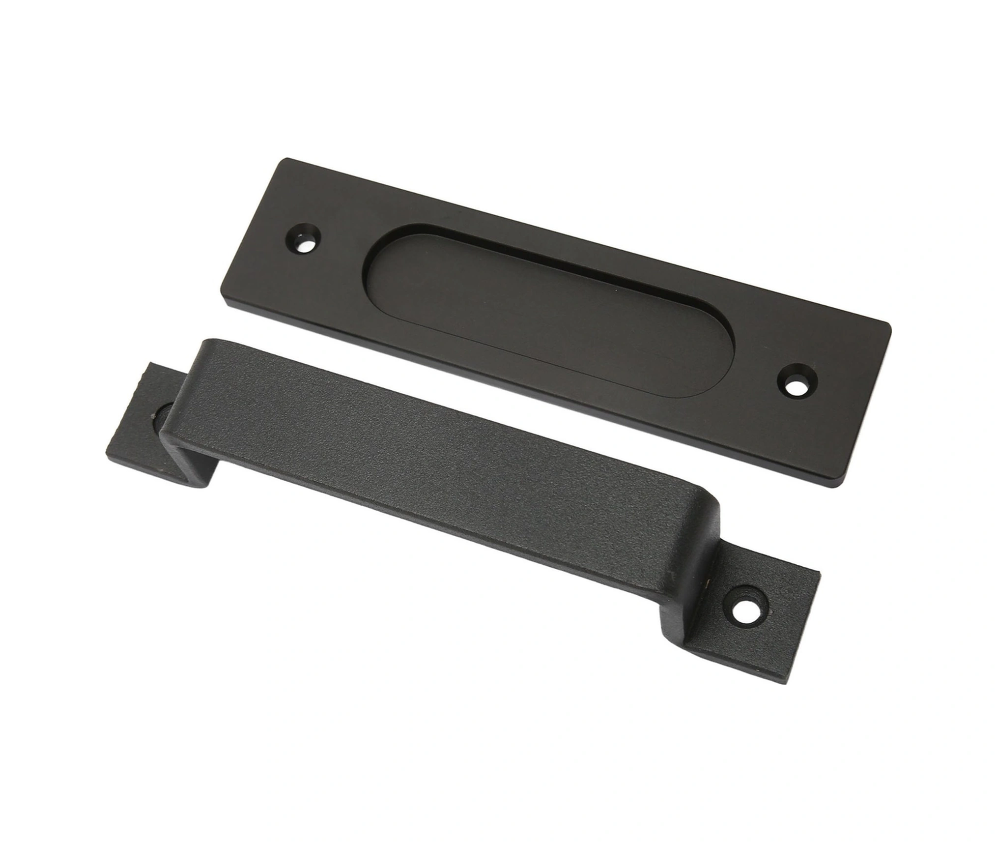 Geeroyoo Alüminyum Alyazı Barn Kapısı Kolu, Çift Taraflı, Uçsuz, Sıkı Tutuş, Kolay Kurulum, Siyah, Garaj/depo Uygulaması 9871, 160mm Diğer