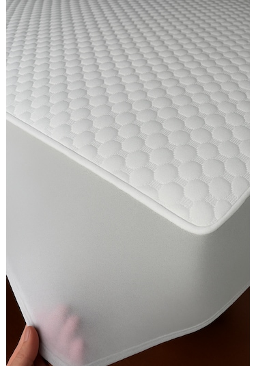 Hig Store Desert Touch Full Kenar Su Sıvı Geçirmez Yatak Koruyucu Alez Beyaz