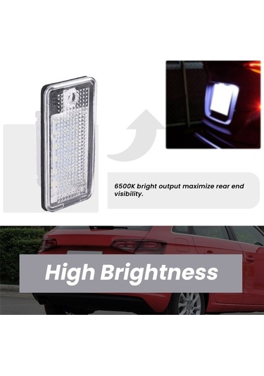 Supermarket1 Audi A3 S3 8p A4 B6 B7 A5 A6 Led Plaka Lambası - Yüksek Kalite