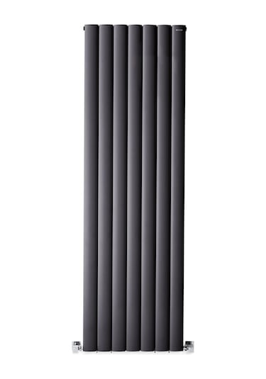 1600x555mm Lilac Dikey Antrasit Alüminyum Radyatör