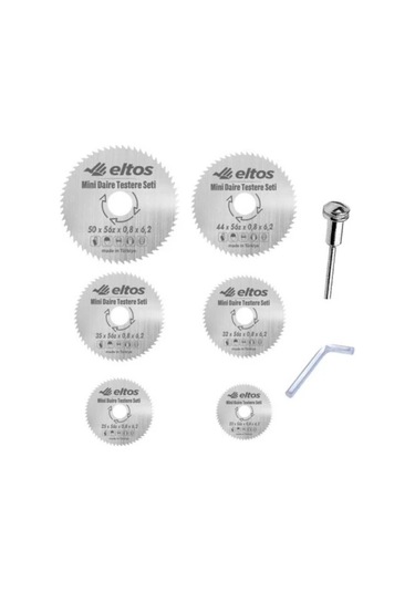 Eltos Mini Daire Testere Seti 7 Parça