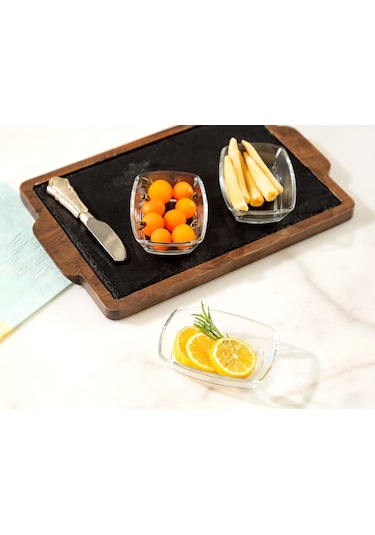 Madame Coco Bellanita 3-lü Servis Tabağı Seti Taba000001servis Tabağı Seti-std