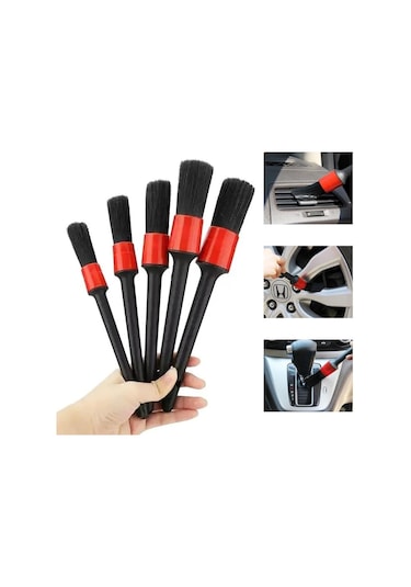 Carmind Oto Detay Temizlik Fırçası Seti 5 Parça