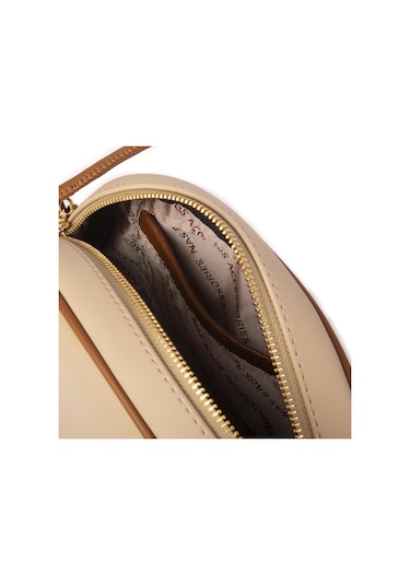 Nas Bag Kadın Mini Çapraz Çanta Kum Taba Luna 21x16x8 Cm Taba
