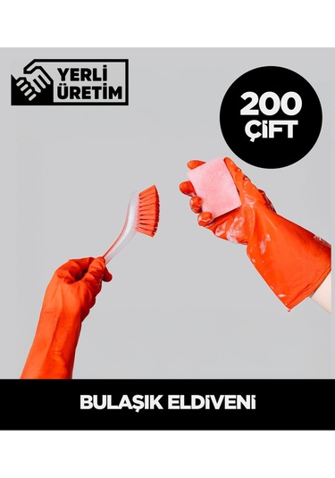 Bulaşık Eldiveni - 200 Çift