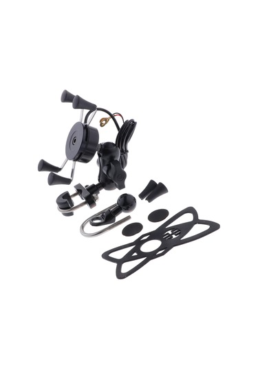 Homyl Evrensel Motosiklet Bisiklet Gidon Cep Telefonu Montaj Tarif Edildiği Gibi