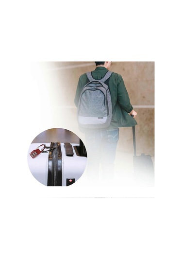 Dial Digit Number Code Password Combination Padlock Travel Securi