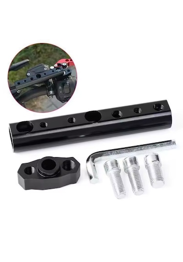 Knmaster Evrensel Motosiklet Ayna Montaj Genişletici Braketi Te