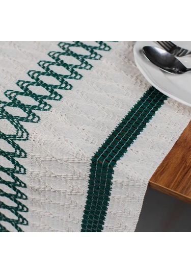 Dolce Casa Masa İçin Dekoratif Yastık Örtü, 35x145 316926830 Koyu Yeşil