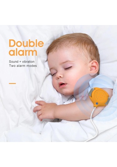 GubisiStore Turuncu Kablolu Bebek Yatak Islatma Alarmı
