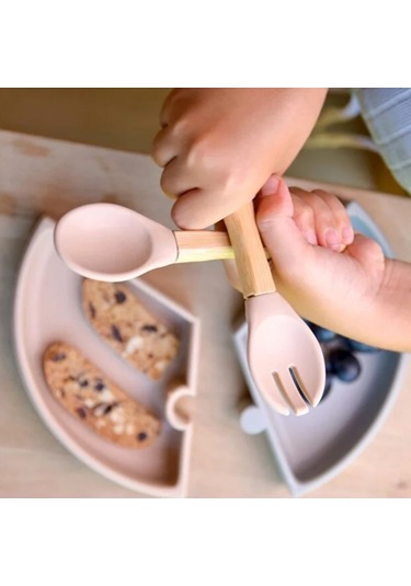 Oioi Mama Kaşık Çatal Seti Misty Lilac