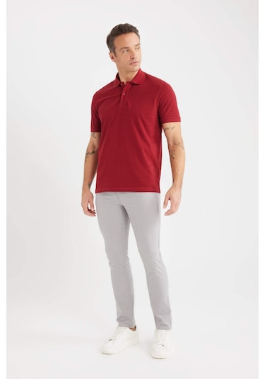 DeFacto %100 Pamuk Regular Fit Polo Yaka Kısa Kollu Basic Düz Pike Kumaş Tişört C1293AX25SPBR229 DeFacto %100 Pamuk Regular Fit Polo Yaka Kısa Kollu Basic Düz Pike Kumaş Tişört C1293AX25SPBR229