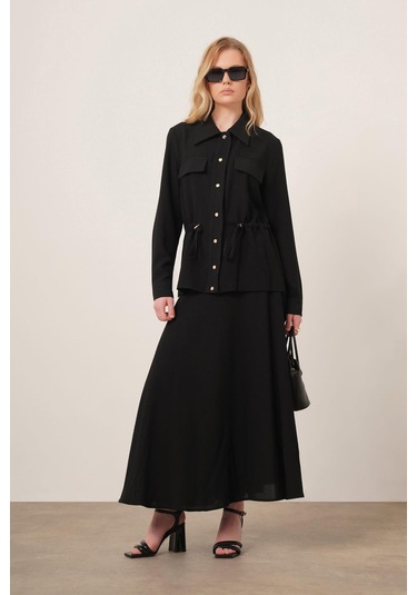 Ftz Women Kadın Melise Crep Takım Siyah 31172 Siyah