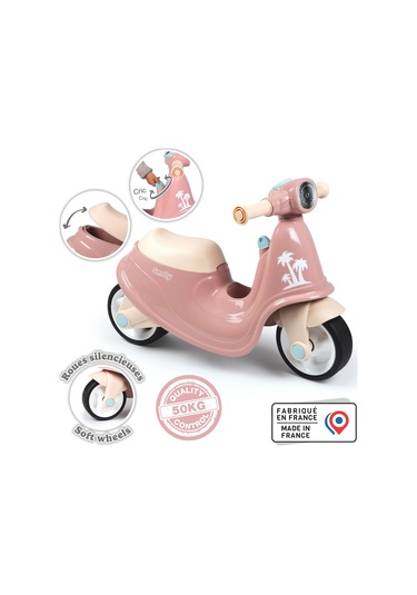 Smoby Bingit Pembe Scooter Pembe
