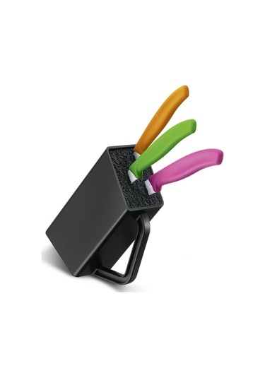 Vıct.swıss Classıc Küçük Boy Bıçak Seti Bloğu Syh Ahşap - Sarı