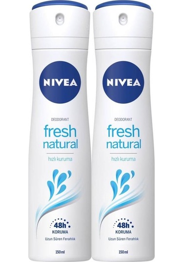 Nivea Fresh Natural Kadın Deodorant 2 x 150 ML