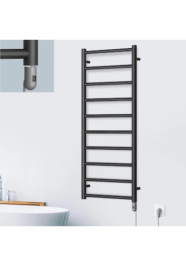 1200x500mm 500w Paslanmaz Çelik Elektrikli Havlupan Fantasy Night Black