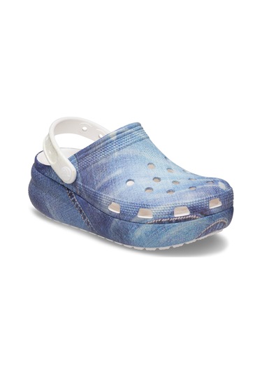 Crocs Classic Cutie Denim Clog K - White/multi Mavi - Beyaz