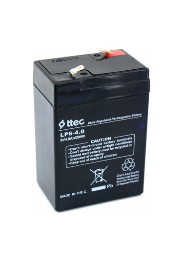 6v 4ah Çocuk Arabası İçin Akü Ve Şarj Aleti 1 Amper