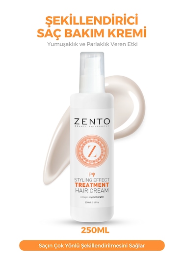Zento Stylıng Effect Treatment Haır Cream P9 250 Ml