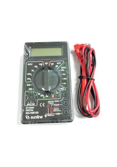 Sunline DT 830D Dijital Ölçü Aleti Multimetre