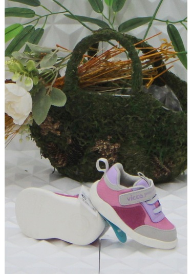 Vicco 346.e23k.379 Pembe İlk Adım Anatomik Kız Çocuk Ayakkabı 001