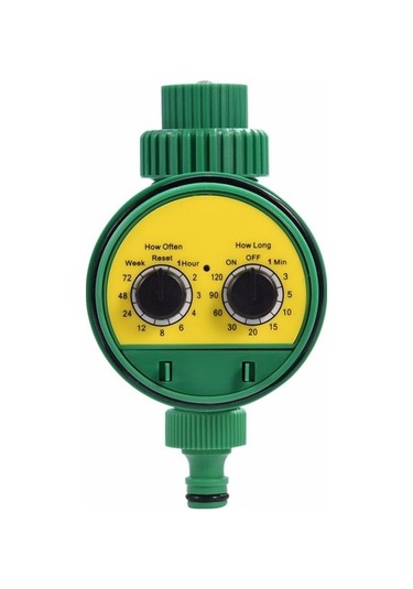 Otomatik Elektronik Bahçe Sulama Zamanlayıcı Sulama Kontrolörü Solenoid Vana Sulama Yağmurlama Bahçe Sulama Sistemi 7168
