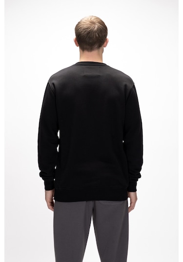 Rise Si Yah Crewneck Erkek Sweatshirt Siyah