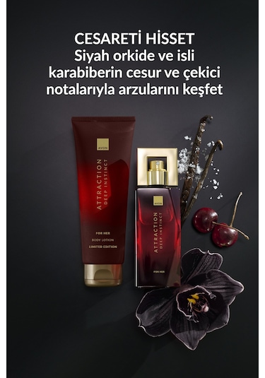 Attraction Deep Instinct Kadın Vücut Losyonu 125 Ml.