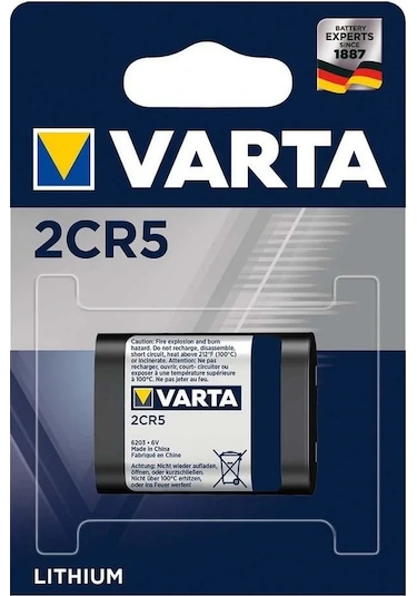Varta 6203 Professional 2cr5 6v Lityum Pil 2 Cr 5