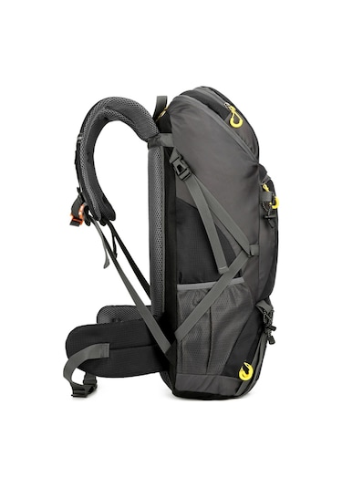 Weikani-50l Suya Dayanıklı Yürüyüş Sırt Çantası Açık Spor Sırt,siyah Siyah